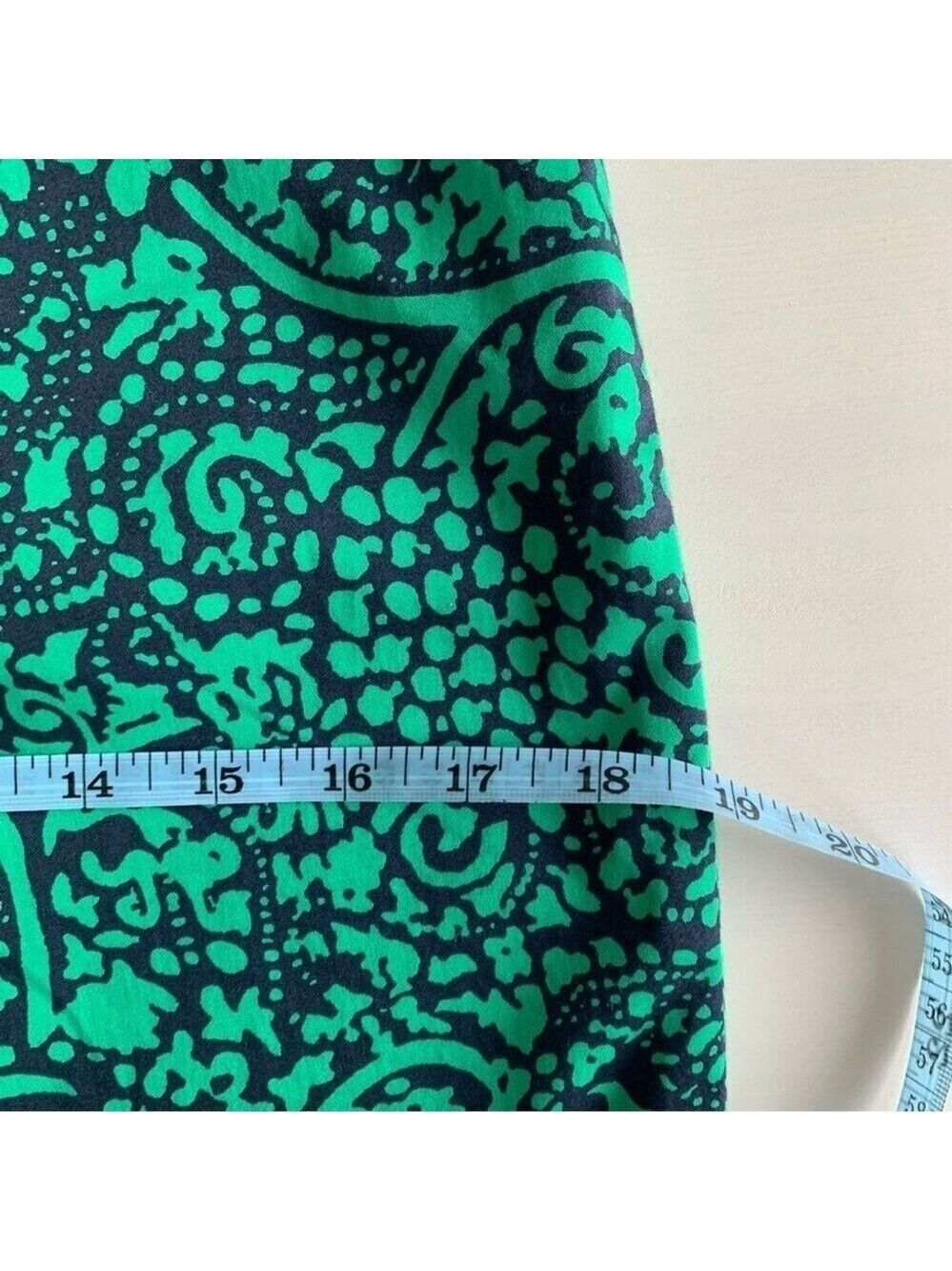 Ann Taylor Factory Green Patterned Mini Pencil Skirt Size 4 - Picture 10 of 11